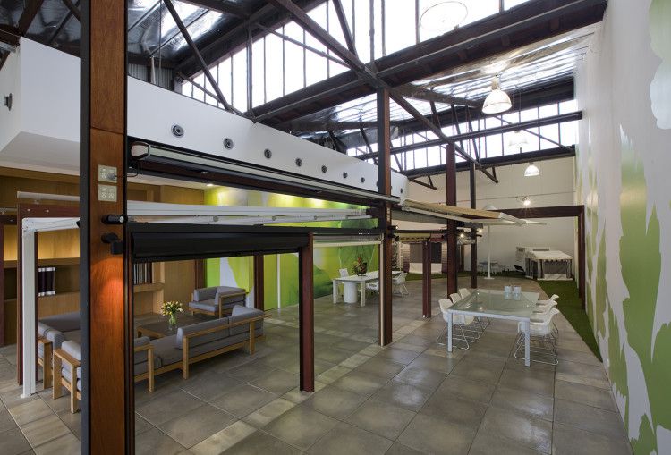 Interior of Kenlow's award winning showroom 